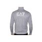 Ea7 - Slim Fit Track Jacket - Men - Train Biglogo - Light Grey Heather (Clothing)