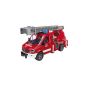 Brother 2532 - Mercedes Benz Sprinter fire brigade with Light and Sound Module (Toys)