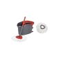 Vileda 133649 EasyWring & Clean wiper system - set consisting of a high-quality microfibre mop with telescopic handle and rotating bucket Power spin - known from TV (household goods)