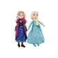 TKOOFN Frozen ice queen princess Elsa + Anna plush doll - 40cm - The best gift for Christmas, birthday, etc. (40, Elsa Anna +) - T02001 (Toys)