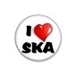 Button I love SKA - Ska Badge, Pin Ska, Ska Button Ska Button Ska Ansteckpin (Misc.)