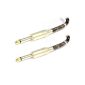 Helical HQ Armored Cord Guitar Cable 6.35mm Mono Jack Gold Plated Tip 5 m (Electronics)