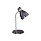Honsel lights 56211 table lamp chrome / black shiny (household goods)