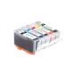 5 Set compatible HP 364 XL cartridges printer ink - Black / Photo Black / Cyan / Magenta / Yellow for HP Photosmart 7510, 7510, B8553, C5380, C5383, C5390, C6300, C6380, D5460, D7560, C309, C309g, C309h, C309n, C310, C310a, C309a, C309c, C410b (Contains: HP364Bk, HP364PBk, HP364C, HP364M, HP364Y) * High Capacity * (Electronics)