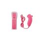 DBPower® Controller Remote Controller + Nunchuk + Wii Motion Plus built-Rose (Electronics)