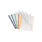 Herlitz 10914414 prospectus Cover A4 transparent with colored edge 50 pack 0.07mm (Office supplies & stationery)