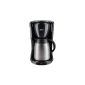 Petra Electric KM 99.07 Thermal Coffeemaker 10 cups stainless steel thermos black / stainless steel (houseware)