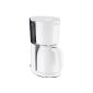 Melitta Enjoy Therm 100208 coffee filter machine -Thermoskanne -Aromaselector white (household goods)