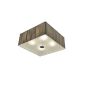 LUCE Twine ceiling lamp 4-lights 45 x 45 cm H12, silver 121 001 212 (household goods)