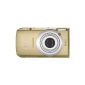 Canon IXUS 210 Digital Camera 14.1 Mpix Golden Touch (Electronics)