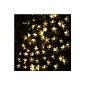 LE Solar Fairy Lights Solar Lights, 7 meters, Waterproof, 50 LEDs, 1.2V, warm white, portable, Light sensor, Outdoor Christmas Lights, Christmas lights, lighting for wedding, party (tool)