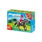 PLAYMOBIL 5112 - Arabs with brown-yellow horse box (toy)