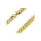 Curb Chain Gold double 10/000, 5.3 mm wide, 65cm long