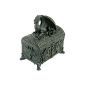 Dragon Chest 18cm Celtic with hinged lid Drachenbox claw feet pattern can