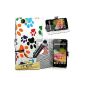 Master Accessory Fancy Pattern Leather Case Dog Paws Multi + socket Stylus for Wiko Rainbow (Accessory)
