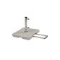 Doppler 40 kg granite umbrella stand with wheels and trolley function (Garden & Outdoors)