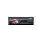 JVC KD-R 411 MP3 CD Tuner (USB, front Aux input) Black and tan (Electronics)