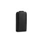 Samsung Galaxy Ace S5830 CASES Leather case cover in BLACK (Electronics)