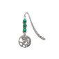 Brand Page Metal Tibetan Silver Style With Dragon and Malachite (Jewelry)