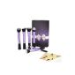 USpicy Kit Makeup Brushes 6 Professional with Box and Gift Card - Violet (Miscellaneous)