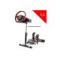 Wheel Stand Pro for Thrustmaster F458 SPIDER / T80 / T100 / F458 / F430 wheels - V2 ROSSO (Electronics)