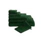 Frottana Elegance Duschtuch moss green 67X140 (household goods)
