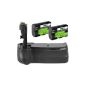 Battery Grip for Canon EOS 70D incl. 2x battery, replace BG-E14 and LP-E6 (Electronics)