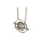 Harry Potter jewelry.  Hermione Granger Silver Tone Horcrux Time Turner Necklace Spinning in GeschenktŸte (jewelry)