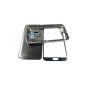 Samsung Galaxy Note II GT-N7100 2 ~ Grey Middle + Back Cover Housing + Front Screen Glass ~ Mobile Phone Repair Part Replacement (Wireless Phone Accessory)