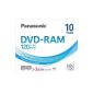 PANASONIC DVD-RAM speed 3x - 4.7GB - 10 Pack (Accessory)