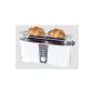 Team Kalorik TKG TO 18 Toaster Double Slots 3 Features Power 1350 W -White & Steel (Kitchen)