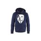 Comedy Shirts - Anonymous Mask - Mens Hoodie Gr.  S to XXL Various colors (Textiles)
