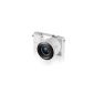 Samsung NX1100 system camera (20.3 megapixels, 7.6 cm (3 inch) LCD display, compact flash, HDMI, WiFi, USB 2.0) incl. 20-50 mm i-Function Lens White (Electronics)