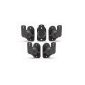 TechSol 5 Pack Black Universal Wall Mounts for Speakers (Electronics)