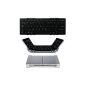 EC Technology® Wireless Folding Bluetooth Keyboard with Wireless in the ultra portable design Portable with Bi-Fold with QWERTY keyboard layout, and built-in polymer battery Keyboard for iOS Android Windows Tablet PC Smartphone and so on.  (Electronics)