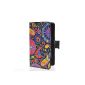 MOON CASE Flower Leather Flip Case Cover Sleeve Case Skin Hard Cover for Nokia Lumia 720 (Wireless Phone Accessory)