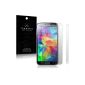 Pack 2 Movies / Crystal Clear Screen Protectors for LCD Samsung Galaxy S5 (Electronics)