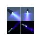 iClever®21 UV LED flashlight torch professional inspection spectrum ultraviolet 395nm