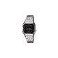Casio - Vintage - LA680WEA-1BEF - Ladies Watch - Quartz Digital - Black Dial - Silver Bracelet (Watch)