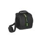 Pedea Case for Sony SLT A37, A58K, A58Y, Canon EOS 1100D, Nikon Coolpix P7100 (space for body and lens, with strap and accessory tray) (optional)
