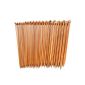 18 pairs Needles Bamboo Knitting Wool has 2-10 mm / Length 35cm