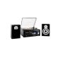 Auna TT-190 - Hifi compact stereo with turntable, USB / SD ports, CD / K7, radio (hitchhiking, MP3 scanning) (Electronics)