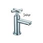 Sanlingo cold water tap Kreuzgriff chrome 1/2 inch, for guest toilet, VICTORIA (household goods)
