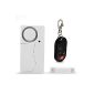 Alarm Wireless Magnetic Detector Opening Door Window + Remote Inductive Safety System