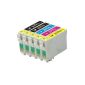 Compatible Game 4 + Extra Black printer ink cartridges - Black / Cyan / Magenta / Yellow to replace T0715 + T0711 (5 ink tanks) for use in Epson Stylus D78 D92 D5050 D120 DX400 DX4000 DX4050 DX4400 DX4450 DX5000 DX5050 DX6000 DX6050 DX7400 DX7450 DX8400 DX8450 DX7000F DX9400 DX9400F BX300F BX310FN SX115 SX200 SX205 SX210 BX3450 SX215 SX218 SX400 SX405 SX415 SX600FW SX510W SX515W SX610FW (Contains: T0711, T0712, T0713, T0714) (Office Supplies)