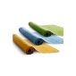 Casa Pura® bathtub liner Frida | Maritimes Shell Design | slip | of natural rubber, PVC free | 34 x 74 cm | three colors (light blue)