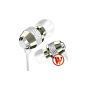 The earphones for all mp3 players / MP4 (metal silver) (Electronics)