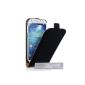 Yousave Accessories Leather Case for Samsung Galaxy S4 Black (Wireless Phone Accessory)