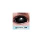 Lens Finder Black sclera contact lenses (2 pieces) with Free lens case and solution combination, BC 9.0 mm / DIA 22.0 (Personal Care)