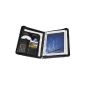 Genie Exclusiv A4 folder with ring binder, calculator, zip, incl. A4 writing pad, leather-look black (Office supplies & stationery)
